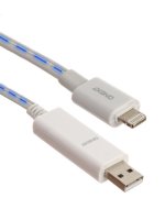 Onext USB to APPLE 8pin 0.8m White-Blue 60219