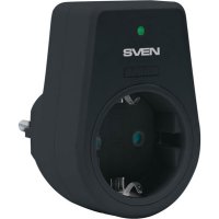   Sven UNO 1 Socket Black SV-012588
