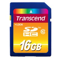 TS16GSDHC10   16 Gb SecureDigital High Capacity (SDHC) Class10 Memory Card