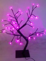 Настольное электрическое дерево, розовый