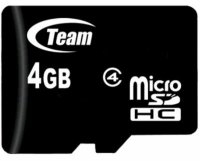   MicroSDHC 4GB class 4 Team TG004G0MC24X 765441001855