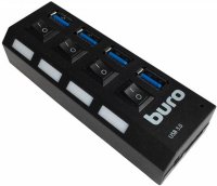  USB Buro BU-HUB4-U3.0-L 4  USB 3.0 