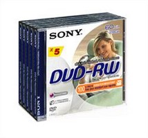 miniDVD-RW Sony 1.4 , 60 ., 1 ., Slim Case, , (DMW60),  DVD 