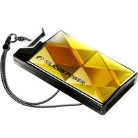   8GB USB Drive (USB 2.0) Silicon Power Touch 850 Amber 