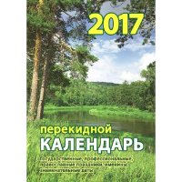 Календарь настольный перекидной на 2017 год Родной край (105 х 140 мм)