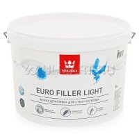 Шпатлевка легкая Tikkurila Euro Filler Light 9 л