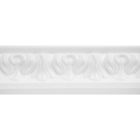 Плинтус потолочный C121/45, 200 х 3 см, цвет белый, инжекционный полистирол