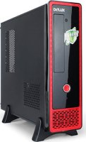 MicroATX Slim-Desktop Miditower Delux DL-158 400W Black/Red