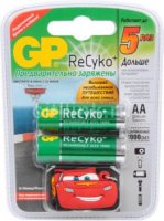 Аккумулятор GP GP210AAHCBLLDCT-CR2 Recyko 2100mAh AA 2 шт Тачки 2