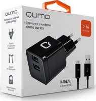    Qumo Energy 2xUSB 2.1A    micro USB 