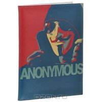 Обложка для автодокументов "Anonymous". VD-PR-58