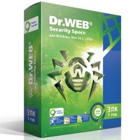 Dr. Web Security Space  Windows -  + ,   1 ,  3 , Box (AHW-B-