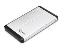 Мобильный корпус для HDD 2.5" Gembird EE2-U3S-2-S USB3.0, SATA, алюминий, Silver-Black