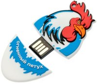 USB Flash накопитель Apexto 16Gb Chicken White/Blue (US-CHICKEN-16G-PVC-BL)