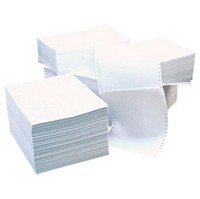 Бумага перфорированная Drescher 420 мм*12 мм 2000 листов пачка однослойная белая 98%