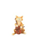 Фигурка декоративная "Кот с виолончелью"
