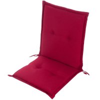 Подушка для стула красная 92 х 48 х 5 см, полиэстер