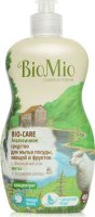 Гель для мытья овощей, фруктов и посуды Bio-Mio (концентрат) Bio-Care с эфирным маслом мяты, 450 мл