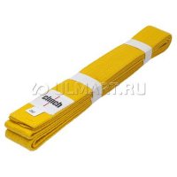 Пояс для единоборств Clinch Budo Belt желтый (240 см), C303