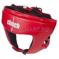 Шлем боксерский Clinch Olimp красный (L), C112
