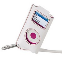 Чехол Hama Flip Case для Apple iPod Nano 2G, кожаный, белый