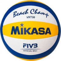 Мяч для пляжного волейбола Mikasa VXT30, размер 5, цвет бел-син-желт