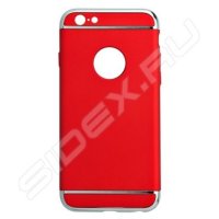 Чехол-накладка для Apple iPhone 6, 6S (iBox Element YT000009326) (красный)