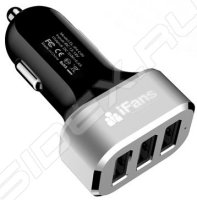    3  USB 6.6A (iFans EL-IP4-C09S)