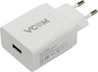 Сетевое зарядное устройство VCOM CA-M042 (белый)