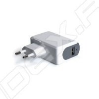 Универсальное сетевое зарядное устройство USB (Celly TCUSBQC2) (белый)