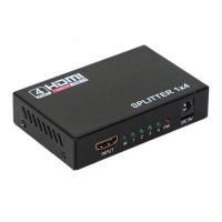Разветвитель HDMI Orient HSP0102N, 1-)2, HDMI 1.4/3D, HDTV1080p/1080i/720p, HDCP1.2, внешний БП-заря