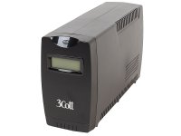  3Cott Smart 650VA/360W Display,USB,AVR,RJ11 (4 IEC)