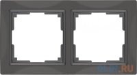 Рамка Snabb Basic на 2 поста серо-коричневый WL03-Frame-02 4690389099045