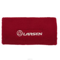 Напульсник широкий "Larsen", цвет: красный