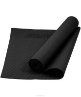 Коврик для йоги Star Fit "FM-101", 173x61x0,3 см, цвет: цвет: черный