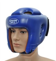 Шлем боксерский Green Hill "Brave", цвет: синий. Размер XL (61-63 см)