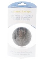     The Konjac Sponge Co Premium Facial Puff with Bamboo Charcoal (