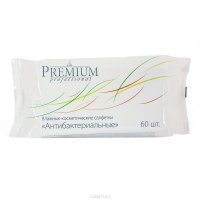 PREMIUM "Professional" Влажные антибактериальные салфетки, 60 шт./уп.