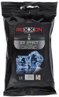 Салфетки влажные Rexxon "Ice Effect", гигиенические, 15 шт