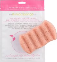 The Konjac Sponge Co Спонж для мытья тела 6 Wave Body - Pink Clay