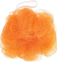 Мочалка Fun Fresh "Хамелеон", цвет: оранжевый, диаметр 8 см