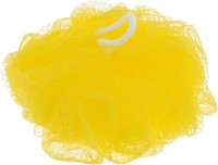 Мочалка Fun Fresh "Хамелеон", цвет: желтый, диаметр 8 см