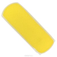 Мочалка массажная "Eva", длинная, с ручками, цвет: желтый. М 30