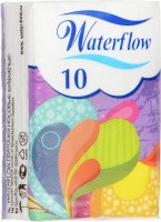 Waterflow Бумажные носовые платочки "Compact", цвет: сиреневый, 10 шт