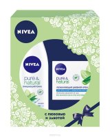 Nivea     " ":   "Pure & Natural" 200 , 