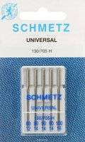 Иглы для бытовых швейных машин "Schmetz", универсальные, 80, 90, 100, 5 шт