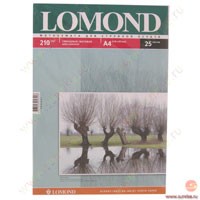 0102047  Lomond 210/A4/25 GLOSSY INC JET PAPER ./