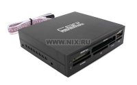 CBR (CR 601) Black 3.5" Internal USB2.0 CF/MD/xD/MMC/SDHC/microSDHC/MS(/Pro/M2)Card Reader/Writer+1p