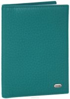 Обложка для автодокументов женская Petek 1855, цвет: морская волна. 584.46B.32