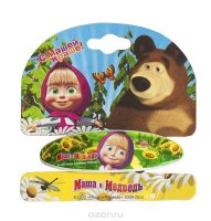 Маша и медведь Заколка-автомат Подсолнухи